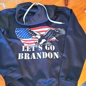 FJB Let's Go Brandon President Trump USA Hoodie American Flag
